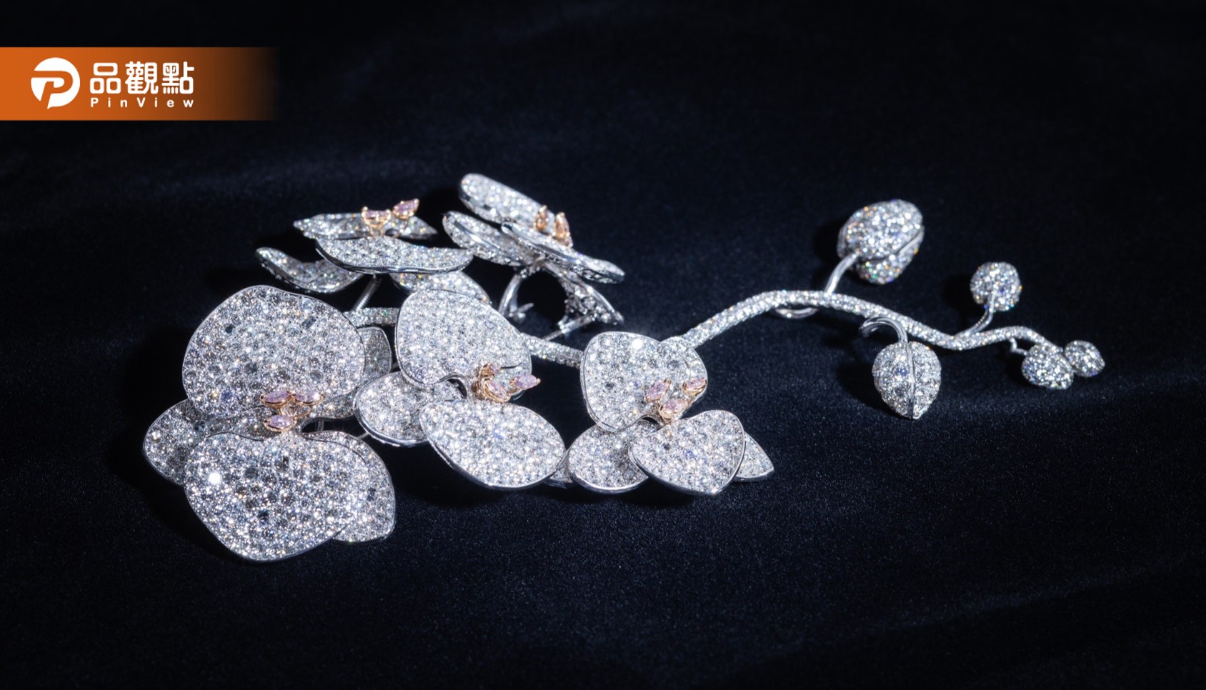 高雄在地知名珠寶設計師劉和宇 發表新作品「台灣蘭花」