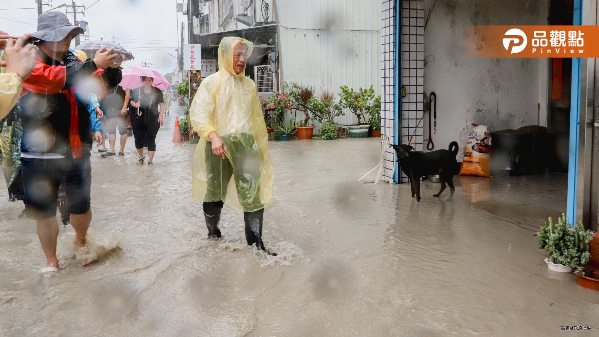 凱米颱風撲台豪雨造成八掌溪溢堤 嘉義縣水上鄉多處淹水