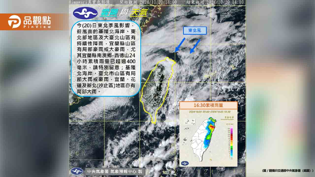 秋颱變化大！東北季風增強「低溫下探19度」