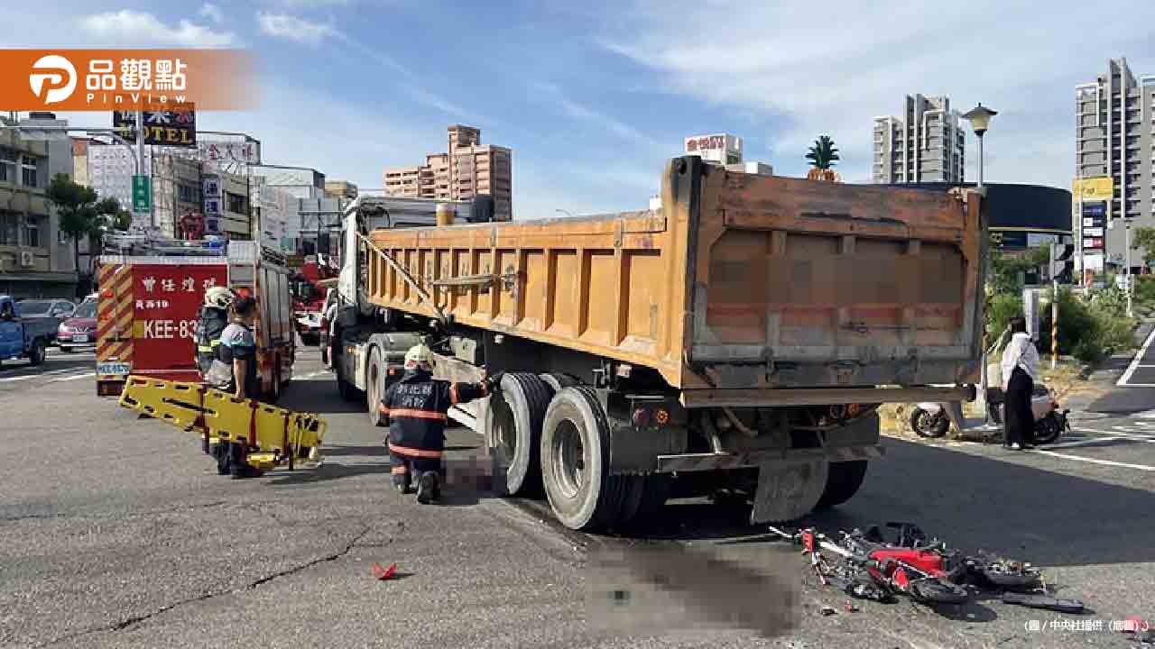 員林死亡車禍！6旬婦遭砂石車輾斃 慘死輪下