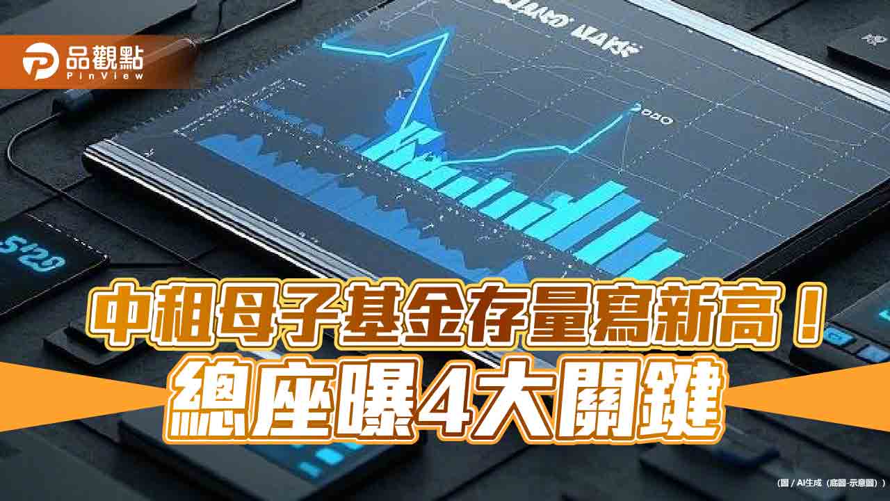 中租母子基金存量創新高！年增64%　境內基金規模增139%