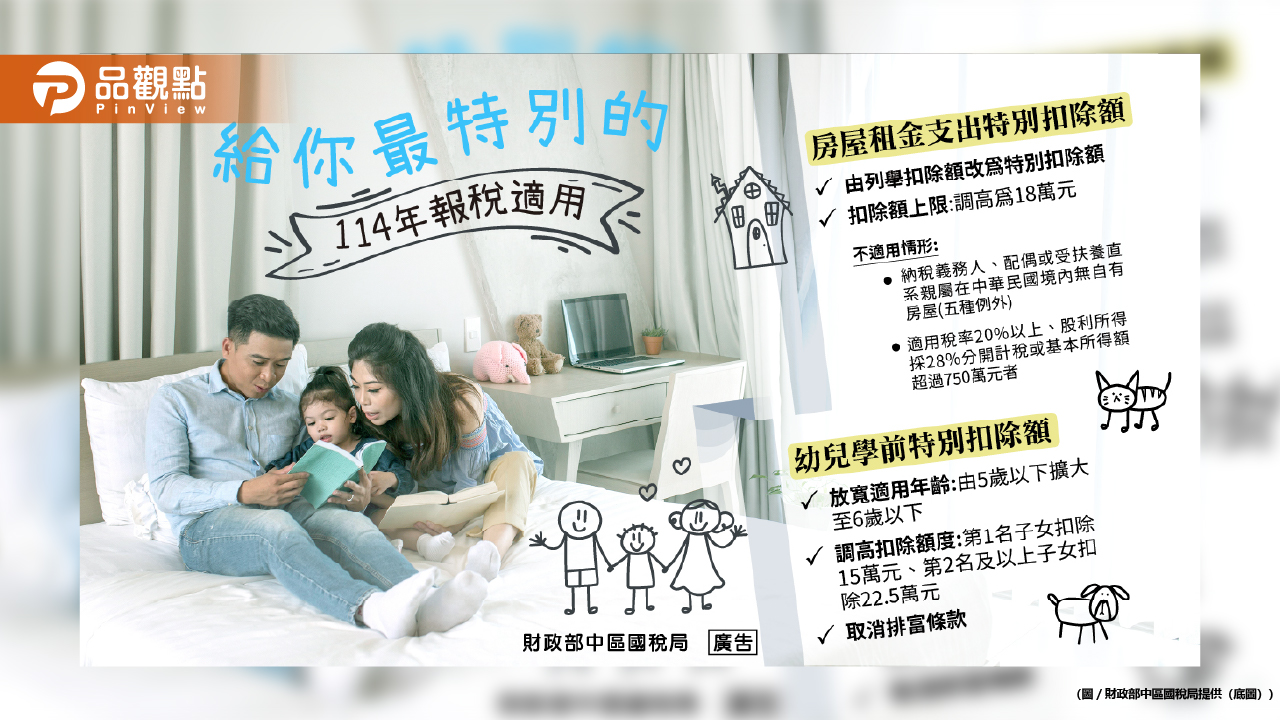 新制上路！家有6歲以下兒童及租屋族有福了!