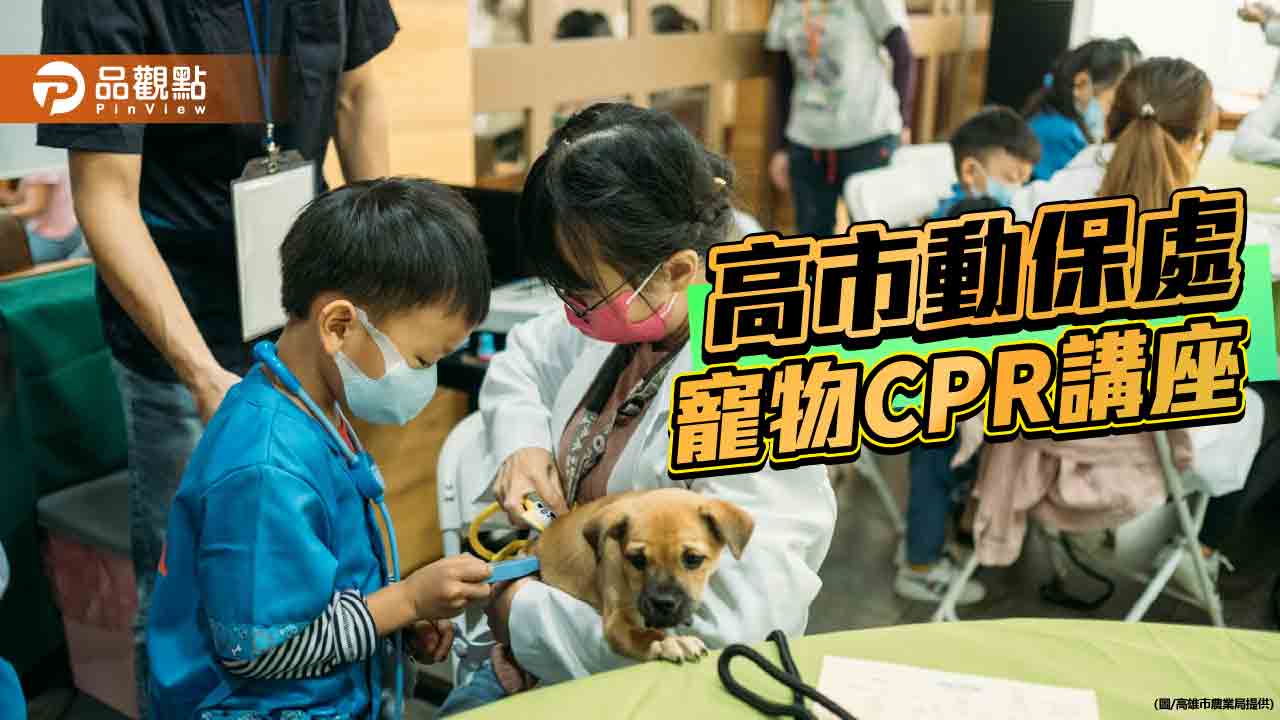 高市推寵物CPR講座　教飼主急救技能搶救毛孩黃金時刻