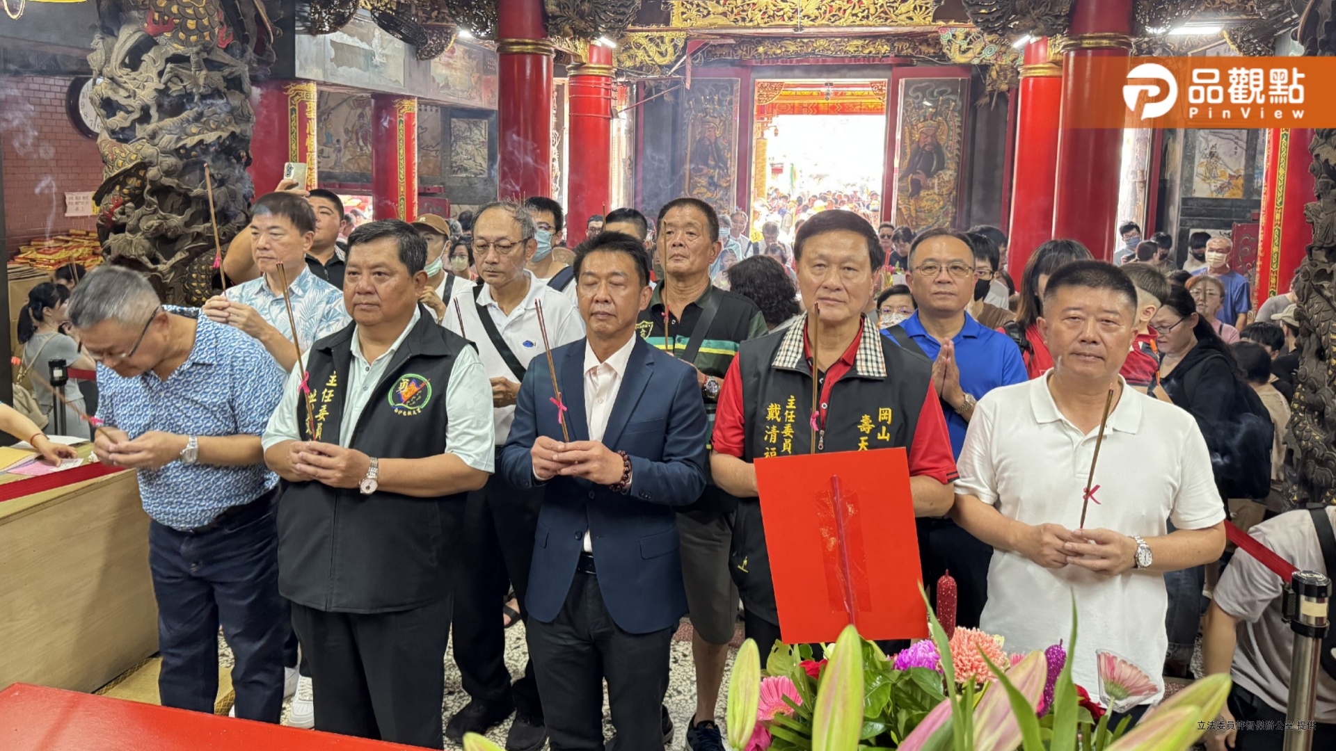 許智傑力促粉紅超跑南下贊境　白沙屯媽祖參與「高雄三山媽祖平安遶境」