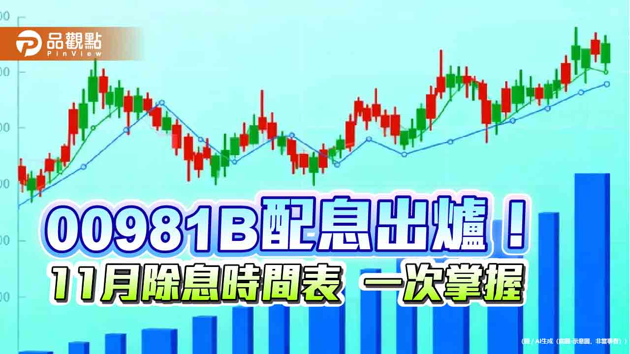00981B十一月配息0.069元！連3月不變　經理人這樣說
