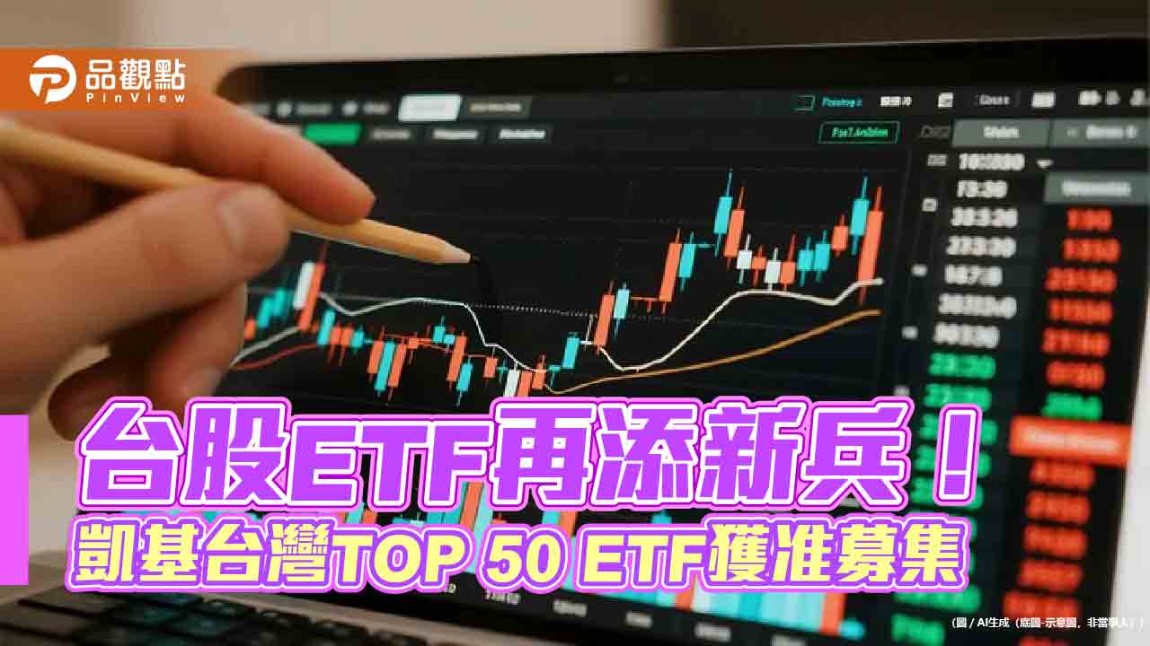 不配息的台股ETF！凱基009816鎖定50大權值股　訴求時間複利