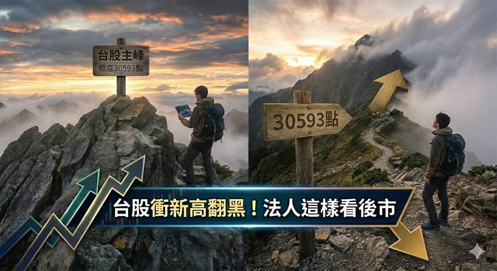 台股新標高30593！收盤翻黑跌74點　7檔台股基金淨值逾百元創新高