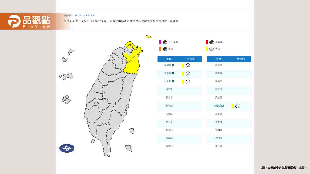 8度急凍！最強冷氣團襲台 北部濕冷炸彈狂轟