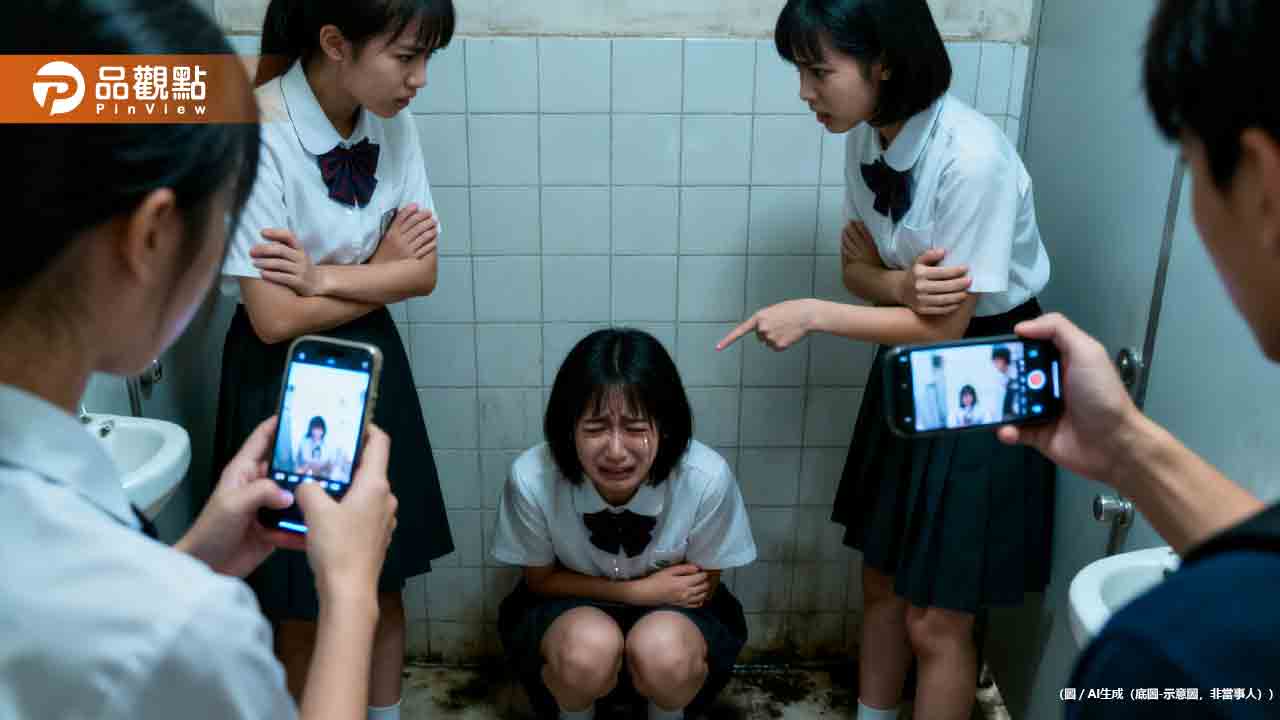 又有霸凌！國一女生廁所遭5同學圍毆30分鐘、強迫下跪