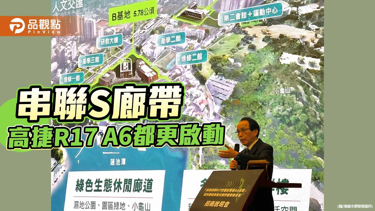 高捷R17 A6都更案啟動　72億打造S廊帶生活新核心