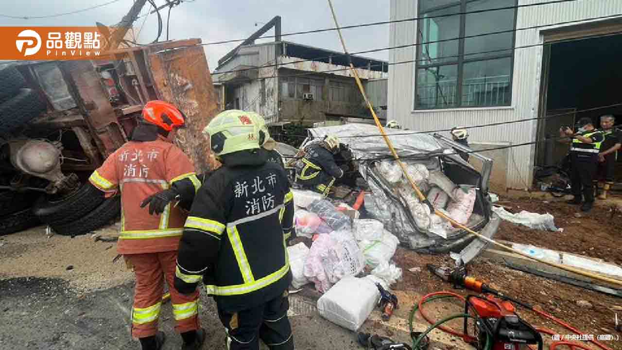 大貨車煞車失靈釀10車連環撞！7人送醫3人受困