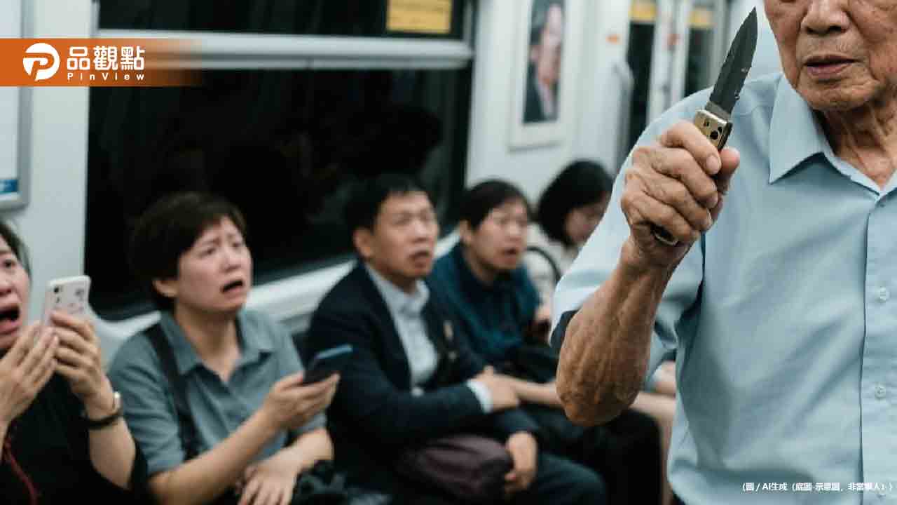 醉男高雄捷運車廂掏刀威脅！乘客驚慌逃竄　警方緊急逮捕