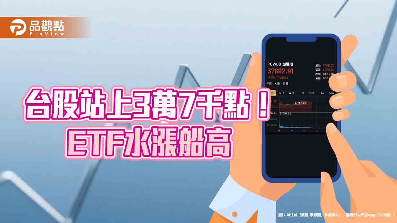 台股又創新高37757！強勢主動式台股ETF、科技ETF　績效排行榜秒懂
