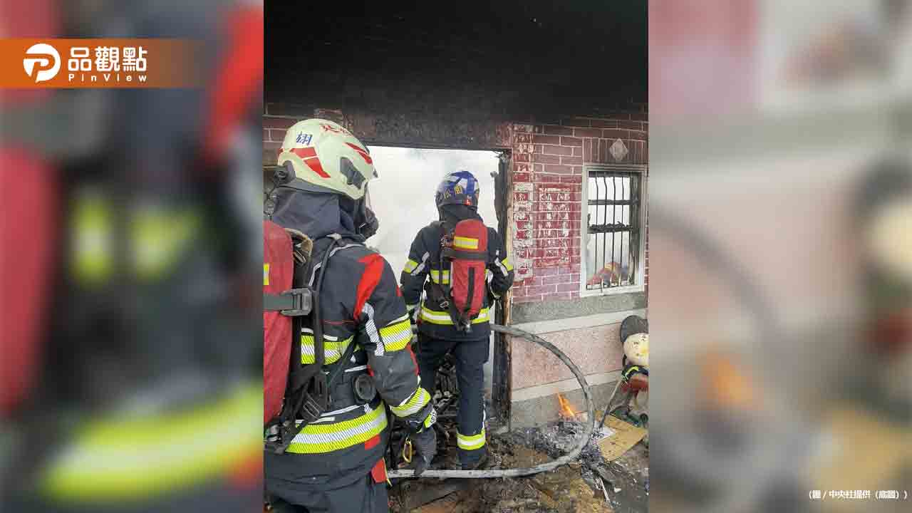 孝子為救92歲母親衝回火場！雲林民宅惡火吞噬母子雙亡