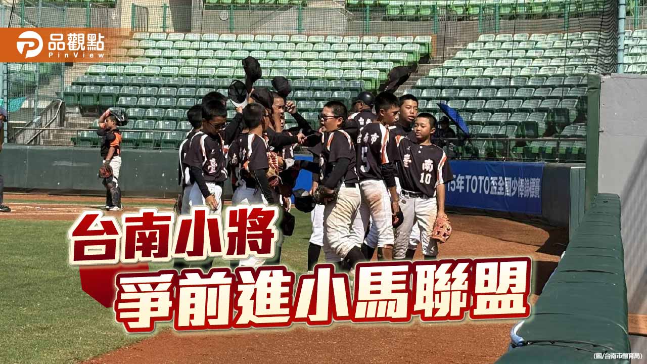 台南市聯隊打冠軍戰 爭小馬聯盟亞太代表權