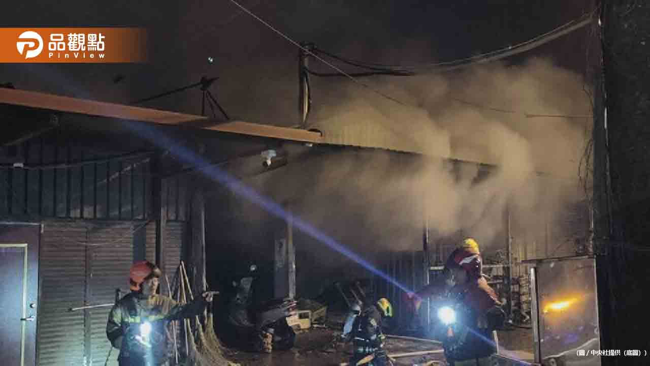 花蓮市暗夜大火！忠犬「來福」狂敲門　助女主人逃生