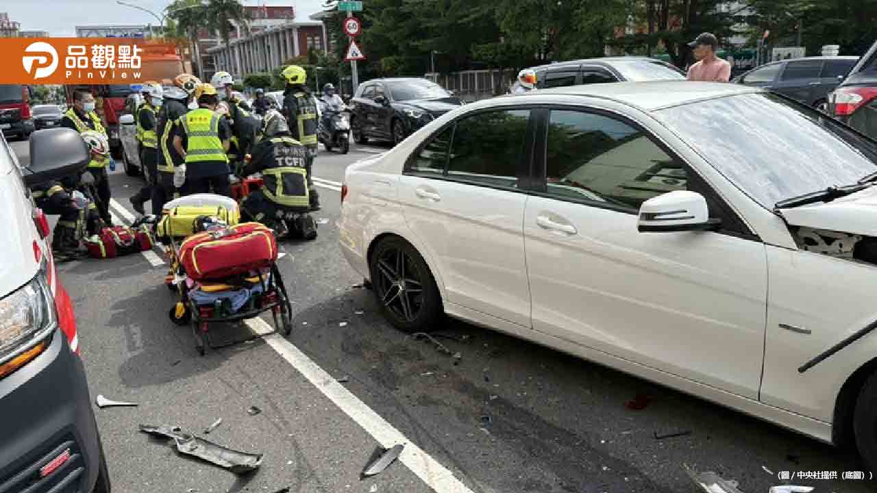 賓士女毒駕撞爆車陣「驗出4毒品反應」 工程師慘遭夾殺身亡