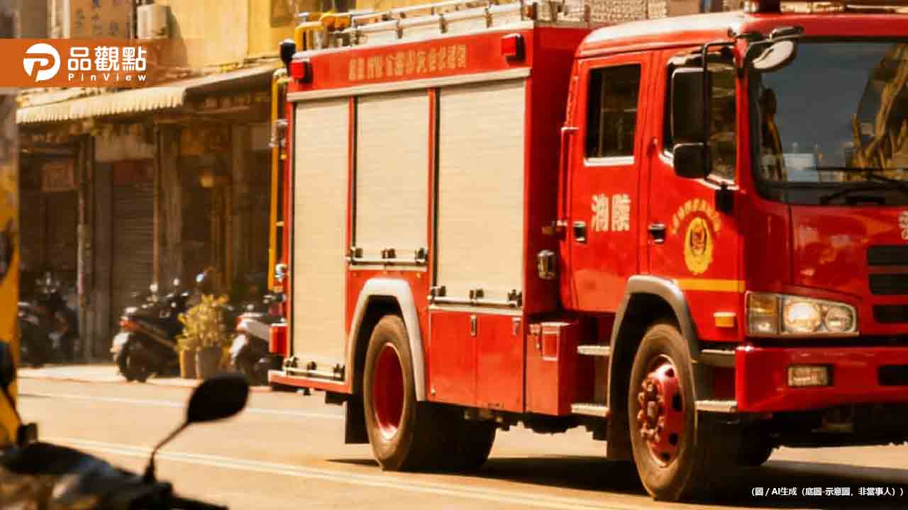 永寧捷運站旁華廈驚傳火警!3人受困5樓套房濃煙中獲救