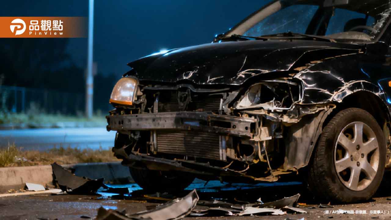 新莊毒駕男衝撞警車狂逃！自撞護欄　車上搜出51萬現金、毒品